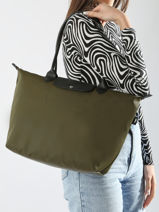 Longchamp Le pliage energy Besace Vert-vue-porte