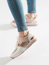 Sneakers En Cuir Michael kors Rose women R4ALFS1D-vue-porte