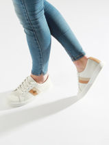 Sneakers En Cuir Lauren ralph lauren Blanc women 92536501-vue-porte