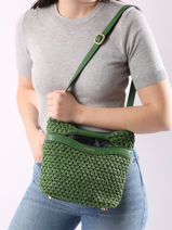 Cross Body Tas Escapade Stro Etrier Groen escapade EESC042S-vue-porte