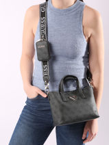 Sac Bandouli�re Latona Guess Noir latona SG921175-vue-porte