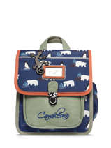 Sac  Dos 1 Compartiment Cameleon Bleu retro PBRESD30