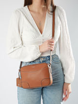 Sac Bandoulire Romy Cuir Le tanneur Marron romy TROM1112-vue-porte