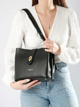 Sac Bandoulire Top Double Lancaster Noir top double 62-vue-porte