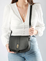 Sac Bandoulire Top Double Lancaster Noir top double 61-vue-porte