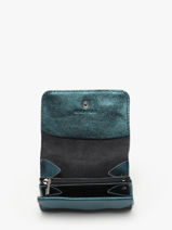 Portemonnee Etincelle Iris�e Leder Etrier Blauw etincelle irisee EETI650-vue-porte