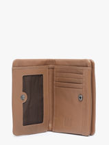 Portefeuille Cuir Biba Marron wallet SFM4L-vue-porte