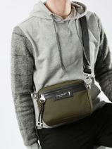 Longchamp Le pliage energy Cross body tas Groen-vue-porte
