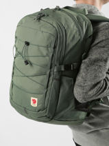 Sac  Dos 2 Compartiments + Pc 15" Fjallraven Vert skule 23346-vue-porte