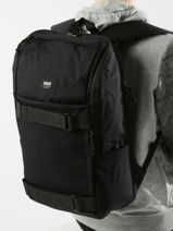 Rugzak 1 Compartiment Vans Zwart backpack VN0A3I70-vue-porte