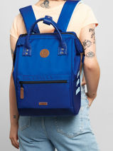 Sac  Dos Adventurer Medium Cabaia Bleu adventurer BAGS-vue-porte