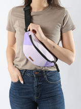 Sac Banane Reversible Cabaia Rose belt bag BELTBAG-vue-porte