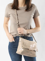 Sac Bandoulire Felizia Cuir Pieces Or felizia 17116819-vue-porte