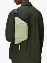 Sac Banane Rains Vert city 14730-vue-porte