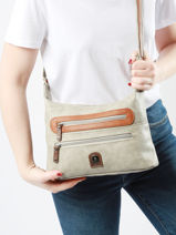 Sac Bandoulire Basic Miniprix Gris basic DD202-vue-porte