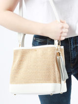 Sac Port Main Capri Milano Blanc capri CP23113-vue-porte