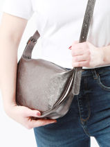 Cross Body Tas Nine Milano Grijs nine NI23115-vue-porte