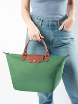 Longchamp Le pliage original Handtas Groen-vue-porte