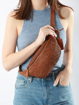 Heuptasje Biba Bruin leather BRI5L-vue-porte