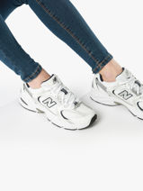 Sneakers New balance Blanc unisex MR530SG-vue-porte