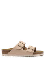 Mules Arizona Birkenstock Beige accessoires 1027723