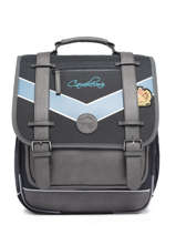 Sac  Dos 2 Compartiments Cameleon Bleu vintage urban PBVBSD39