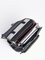 Rugzak 2 Compartimenten Cameleon Blauw vintage urban PBVBSD39-vue-porte