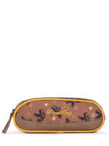 Trousse 2 Compartiments Cameleon Marron vintage urban PBVBTROU