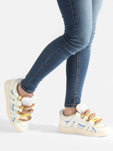 Sneakers Inna En Cuir Semerdjian Multicolore women INN11214-vue-porte