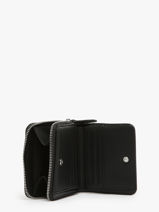 Portefeuille K/ikonik Perfor Cuir Karl lagerfeld Noir k ikonic 2.0 241W3202-vue-porte