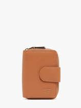 Portefeuille Caviar Cuir Crinkles Orange caviar 14277