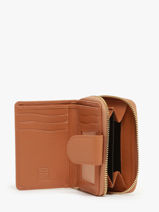 Portefeuille Caviar Cuir Crinkles Orange caviar 14277-vue-porte