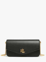 Sac Port paule Sawyer Cuir Lauren ralph lauren Noir sawyer 31934746