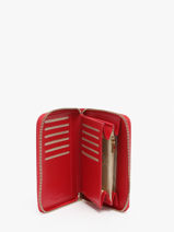 Portefeuille Jara Ted lapidus Rood jara TLMQ1503-vue-porte