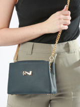 Sac Bandoulire Poppy Cuir Nathan baume Bleu eden 2-vue-porte