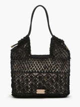 Sac Port paule Tanaisie Jute Woomen Noir tanaisie WTAN04