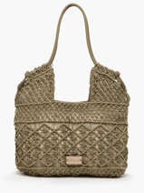 Sac Port paule Tanaisie Jute Woomen Vert tanaisie WTAN04