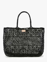 Sac Port paule Tanaisie Jute Woomen Noir tanaisie WTAN01