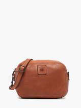 Sac Bandoulire Heritage Cuir Biba Marron heritage BT24