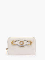 Portefeuille Guess Blanc izzy peony PD920940