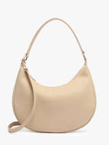 Schoudertas Oxer Leder Etrier Beige oxer EOXE017M