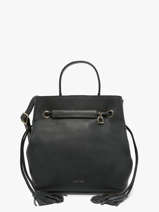Bucket Bag M Tradition Leder Etrier Blauw tradition ETRA004M