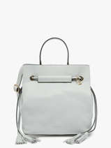 Bucket Bag M Tradition Leder Etrier Blauw tradition ETRA004M