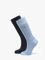 Sokken Tommy hilfiger Blauw socks men 10001496