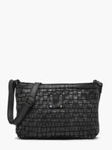 Sac Bandouli�re Heritage Cuir Biba Noir heritage KA9