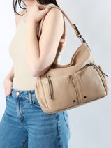Sac Port paule Pocket Miniprix Marron pocket 19203-vue-porte