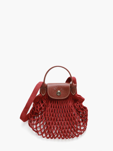 Longchamp Le pliage filet Pochette Beige