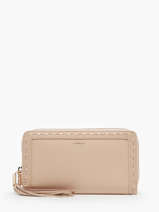 Portefeuille L Premier Flirt Cuir Lancel Beige premier flirt A10111