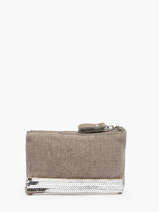 Porte-monnaie Le Cabas Lin Vanessa bruno Beige cabas lin 31V42017