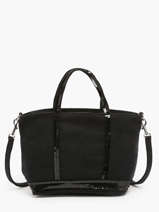Sac Bandouli�re Baby Cabas Lin Paillettes Vanessa bruno Noir cabas lin 31V40410